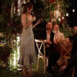 Madisson Hausburg Instagram - The best maid of honor speech ever by my hilarious and beautiful sister, Paige 🤎 @web_paige Captured by the amazing @onlywavetv. Beautiful backdrop by @tailoredtwig and @oroeventco at @misionlagoestate. Hair by @cheyanne_hair. Dress by @showmeyourmumu.