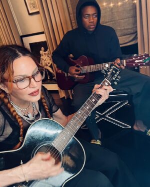 Madonna Instagram - On the day before our 80th show of the Celebration Tour I need to acknowledge my incredibly talented children who carried me through this Journey each of them bringing their own unique talent to the stage 
Rehearsals began over a year ago with almost a 2 month break waiting for me recover from a near death experience. They never stopped practicing… they never stopped cheering me on and supporting me. 
There enthusiasm  kept me Going!!! 
They  were also going to school and rehearsing every night. !! .  am so very proud of all of them. 

I think what my children learned the most this year of rehearsing and performing is that if you want  to follow your dreams, you have to work hard for them.  And if all of them choose something different later in life, they will never forget this year of blood, sweat, and tears. Nor will I. ♥️
It’s a CELEBRATION! ♥️💥🇲🇼🕺🏾🇲🇼🎶🇲🇼🎸🇲🇼💃🏾🇲🇼🎤🎉
@wmag 
@senzacacona 
@chifundo_james 
#estere
#stella
