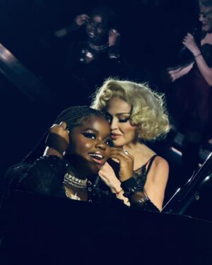 Madonna Instagram - On the day before our 80th show of the Celebration Tour I need to acknowledge my incredibly talented children who carried me through this Journey each of them bringing their own unique talent to the stage 
Rehearsals began over a year ago with almost a 2 month break waiting for me recover from a near death experience. They never stopped practicing… they never stopped cheering me on and supporting me. 
There enthusiasm  kept me Going!!! 
They  were also going to school and rehearsing every night. !! .  am so very proud of all of them. 

I think what my children learned the most this year of rehearsing and performing is that if you want  to follow your dreams, you have to work hard for them.  And if all of them choose something different later in life, they will never forget this year of blood, sweat, and tears. Nor will I. ♥️
It’s a CELEBRATION! ♥️💥🇲🇼🕺🏾🇲🇼🎶🇲🇼🎸🇲🇼💃🏾🇲🇼🎤🎉
@wmag 
@senzacacona 
@chifundo_james 
#estere
#stella