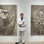 Madonna Instagram - So happy to have the night off to enjoy my son Rocco’s’s latest collection of paintings called “Pack A Punch” inspired by Muay Thai fighters. So Proud ! ♥️♥️♥️. @miamidesigndistrict
