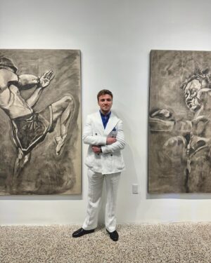 Madonna Instagram - So happy to have the night off to enjoy my son Rocco’s’s latest collection of paintings called
 “Pack A Punch”  inspired by Muay Thai fighters.  So Proud ! ♥️♥️♥️. @miamidesigndistrict