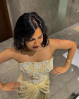 Madonna Sebastian Instagram - @labelmdesigners 
And
@designs_never_again 
@merin__georg 

@grandhyattkochi 

#editorial
#fashionphotography