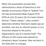 Mae Whitman Instagram - this is horrific. murdered going to get iced tea for his brother. Minding his own business. A gentle, introverted 23 year old man who played violin for shelter animals in his spare time. His death was at the hands of the Aurora police department and the prosecutor did absolutely fucking nothing about it. There must be justice for Elijah McClain. The murderer cops who murdered him MUST BE ARRESTED. White people- we do not get to fall back even an inch from this battle. DO NOT LOOK AWAY. BLACK PEOPLE ARE BEING MURDERED. KILLER COPS ARE WALKING FREE. THERE MUST BE JUSTICE. #sayhisname #elijahmcclain #saytheirnames #blacklivesmatter