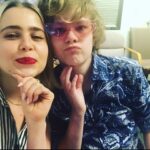 Mae Whitman Instagram - warning extremely emotional post up ahead in true annie marks fashion I am posting this a day late 🥴 💅 isaiah- not only are you a libra my new favorite sign (reclaim your time taurus!!) there are actually no words to describe how incredibly proud of and amazed by you I am and have been since day one of our friendship. From the first time I grabbed your tiny little baby face to current day when you tackle me with the strength of 10 football players and carry me around in your arms as if I were the tiny baby LOL ohhh how the tables have turned 😭 For real though my babydude; You’re one of the best actors I’ve ever worked with and it was a joy to be able to go to work with you every day and not only create and elevate our characters and storylines but also goof off on Annie’s bed spilling literally every single drop of blazing hot tea and having deep theoretical conversations about stuff that you knew everything about and I pretended to understand because you’re so much smarter than me or doing our special tarot readings…you make me a better person just for knowing you and you make the world better just by being in it. Your heart is pure gold and the world lucky to have you and I’m honestly just excited to be ur bff and make movies with you starring in them forever and ever and then grow old together… okay well I’ll grow old and you can cart my ass around aright?! I love you and you’ll always be my baby happy 17th you forkin’ stunner Oh and yes slide five those ARE my old “breast enhancing”chicken cutlets thank you for asking :) #hollywood #moviemagic #champagnecups and #iatsesolidarity obv :) Dump pt one til I run out