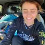 Mae Whitman Instagram - lord no one does it better. everyone’s fave little monster @kylemilleryoga has released yet another drop of incredible merch that I haven’t taken off since It arrived and for some reason I was obsessed with doing the splits in it everywhere I went weeeeee There’s still a few pieces left WALK DONT RUN to kylemilleryoga.com IF YOU TOO WANT TO DO THE SPLITS IN UNLIKELY PLACES