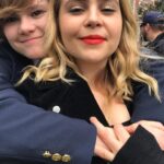 Mae Whitman Instagram - warning extremely emotional post up ahead in true annie marks fashion I am posting this a day late 🥴 💅 isaiah- not only are you a libra my new favorite sign (reclaim your time taurus!!) there are actually no words to describe how incredibly proud of and amazed by you I am and have been since day one of our friendship. From the first time I grabbed your tiny little baby face to current day when you tackle me with the strength of 10 football players and carry me around in your arms as if I were the tiny baby LOL ohhh how the tables have turned 😭 For real though my babydude; You’re one of the best actors I’ve ever worked with and it was a joy to be able to go to work with you every day and not only create and elevate our characters and storylines but also goof off on Annie’s bed spilling literally every single drop of blazing hot tea and having deep theoretical conversations about stuff that you knew everything about and I pretended to understand because you’re so much smarter than me or doing our special tarot readings…you make me a better person just for knowing you and you make the world better just by being in it. Your heart is pure gold and the world lucky to have you and I’m honestly just excited to be ur bff and make movies with you starring in them forever and ever and then grow old together… okay well I’ll grow old and you can cart my ass around aright?! I love you and you’ll always be my baby happy 17th you forkin’ stunner Oh and yes slide five those ARE my old “breast enhancing”chicken cutlets thank you for asking :) #hollywood #moviemagic #champagnecups and #iatsesolidarity obv :) Dump pt one til I run out