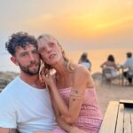 Maggie Civantos Instagram - Disfrutando la isla Gracias amigo por la visita @juanlopez_tagle ❤️ Y a @imam_comunicacion por el tour @latorreibiza Ibiza, Spain