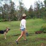 Maggie Q Instagram - With all that’s going on I wanted to share some love for my home, Hawaii. In the mountains where I grew up, it’s cloudy and green and wet. It’s not a side of Hawaii people often see. I come up here to dig in the dirt, check on my plants, run around with my dogs, and take stock of all the wonder and beauty that exists in our world. The thing that keeps me most open and literally grounded is seeing these fruits and vegetable push up through the dirt, find the light, and thrive. Mahalo 💚