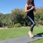 Maggie Q Instagram – 10 MINUTE HIPS! Maintaining strong hip muscles and joints is key, especially for women. If your hip muscles are weak, you’re going to have poor posture, back discomfort, and bad balance. Healthy hips will help the rest of your body too like knees, shoulders and lower back.
Do these movements with control and focus! One really focused rep is better than 10 sloppy ones.
Completed 8 moves in this circuit 30 seconds each. Complete this circuit 3 times! Do each exercise in the circuit for 30 seconds, then move to the next one. Rest for 1 minute after each circuit.
1. Squat – 30 seconds
2. Side lunge right – 30 seconds
3. Side Lunge left – 30 seconds
4. Reverse Lunge right – 30 seconds
5. Reverse Lunge left – 30 seconds
6. Bird Dog right – 30 seconds
7. Bird Dog left – 30 seconds
8. Seated knee tucks – 30 seconds (hands on ground, focus on hip flexors. If you want a challenge, lift your arms to your side.)