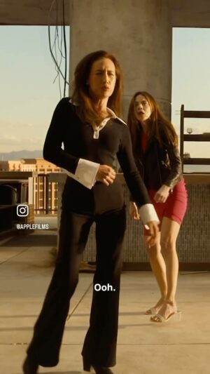 Maggie Q Instagram - Nothing, just me beating up my friends on #TheFamilyPlan. Sometimes it’s too much fun to be the bad guy. Thanks partner in crime! Love you!  @michellemonaghan So happy that so many have had a chance to watch @applefilms