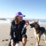 Maggie Q Instagram - MY MORNINGS! Every day I can manage, the dogs and I get out for beach walks and mountain hikes. ps - always remember your sunscreen!