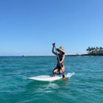 Maggie Q Instagram – Paddle boarding and kayaking are great exercise. But honestly, I just love being out on the water, with marine life all around me! 

What’s your favorite water sport?🌊