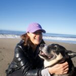 Maggie Q Instagram - MY MORNINGS! Every day I can manage, the dogs and I get out for beach walks and mountain hikes. ps - always remember your sunscreen!