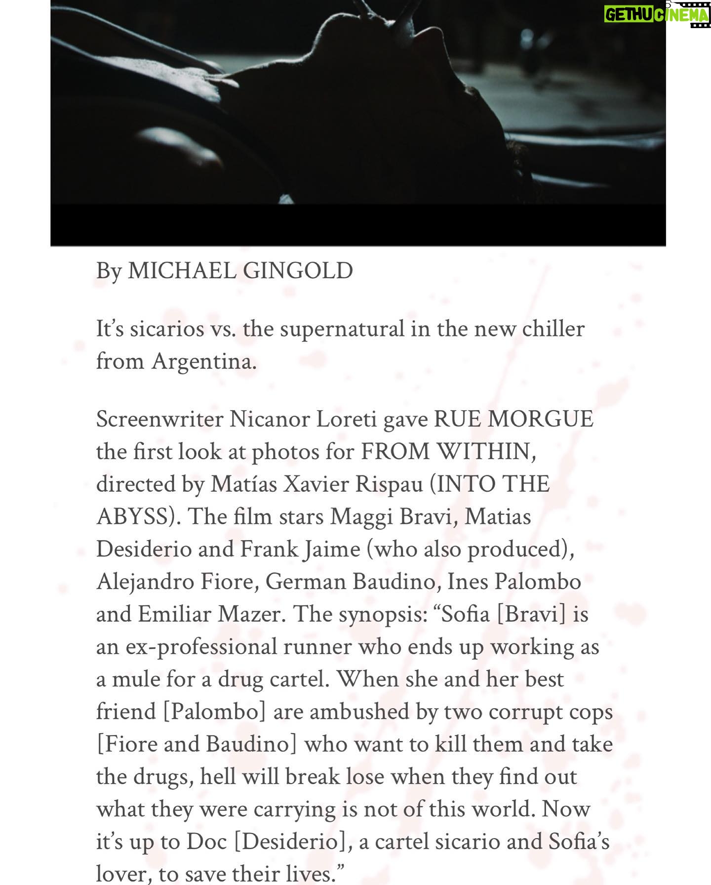 Magui Bravi Instagram - “H.P. LOVECRAFT MEETS NARCOS” Via @ruemorguemag 👹 ☠️🙌 me vuelvo laaaca ! 2024 …… @matias_rispau @nicloreti @capellinico ☠️ @alejandrofioreok @matiasdesiderio.oficial @germanbaudino @yachtsandcinema @inespalomboo @emilimazeroficial #FromWithin #maguibravi