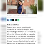 Magui Bravi Instagram - Gracias siempre @elpaisuy , divinas fotos hace unos meses presentando la peli “100Candles2” 🎬 y pensar que mi panz ahora HOY es el doble ! 😂🥹🍼 El 2023 🇺🇾🤍 Uruguay fue mi segunda casa 🇺🇾🤍 y que así sea también siempre . Ph @juanm_ramos26