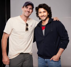 Mahesh Babu Instagram - An absolute honour to meet you @patcummins30! 
A big fan! 🤗 
Wishing you and the SRH team all the best!! 🤩🏏