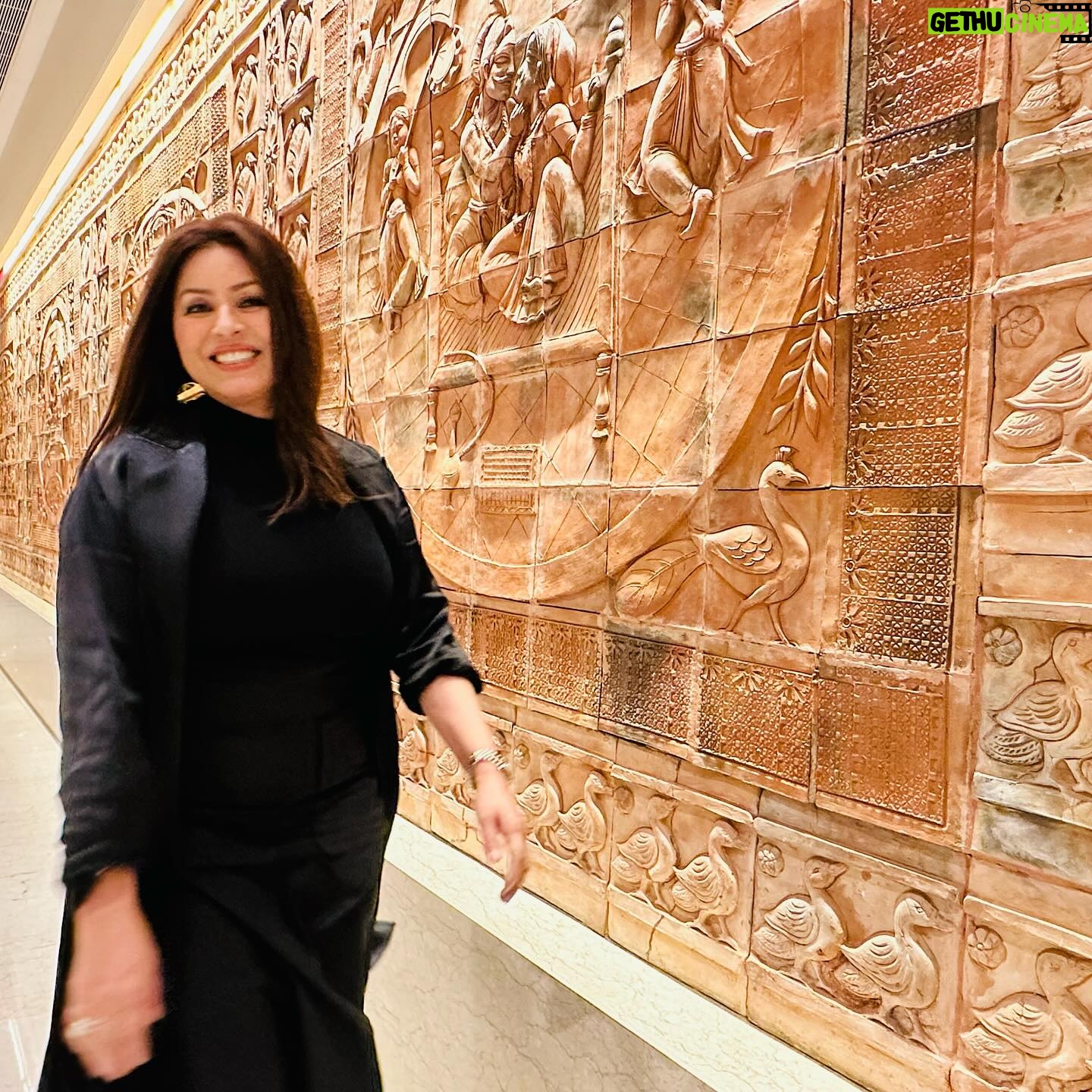 Mahima Chaudhry Instagram - In Durgapur ,WB ..this beautiful terracotta wall … u have to picture it