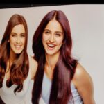 Mahima Makwana Instagram - Throwback to @garnierindia campaign! 🫶🏻 Had a blast shooting for this with the lovely ladies @dianapenty @anupamaparameswaran96 Should we go all red head? 🤍