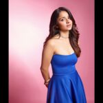 Mahima Makwana Instagram - Embracing with tranquil beauty of blue amidst cotton candy clouds. 💙✨ Promotions #Showtime @disneyplushotstar 🧨✨ . . Photographer- @akshayphotoartist MUA - @sakbagasramua Hairstylist- @shrushti_birje_28 Styled by: @esther_pinto98 Outfit: @ozeqo Jewellery: @kushalsfashionjewellery Footwear: @aands_official @ascendcommunication Assisted by: @__praa____