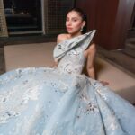 Mahira Khan Instagram - 🩵🦋 @theemigala 🦋🩵 Styled by @manekaharisinghani Dress @michael5inco Makeup @anamfarooqkhan_makeup Hair @danihairstylist1 Jewelry @lamarquisejewellery Photography @altamashurooj Asst Photographer @alisa.poturaeva