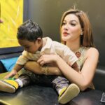 Mahiya Mahi Instagram – Laughing with my son heals my soul. 💙