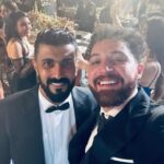 Mahmoud Hegazy Instagram – Congratulations to the beautiful couple @reemsamy and @mohamed_elmoghazi 🙏🏼 ! It was such an amazing night celebrating you and I wish you all the best in this new chapter in your life 💙 @directormohamedsami 
It would’ve been more complete if my wife @ronna_zarrouk was with me but we celebrated our own special way 😅