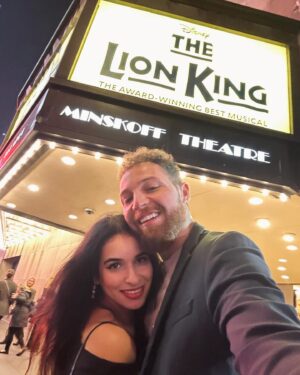 Mahmoud Hegazy Instagram - Remembering one of the best shows I’ve ever seen. It was a very special experience to watch  one of my favorite childhood shows on stage, with my love. The Lion King on Broadway is truly a masterpiece 🎭♥️