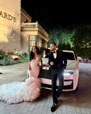 Mahmoud Hegazy Instagram - My fairytale ♥️ @ronna_zarrouk 🌹
Special thanks to the team :
suit: @abukhalilbespoke 
dress: @moniquelhuillier 
venue: @leonardspalazzo555 
jewelry: @maleksdiamond 
photography: @nikoll_ph 
entertainment: @djgudah 
وشكرا جدا لكل حد باركلي ربنا يفرح قلبكوا 🫶