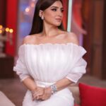 Mai Omar Instagram - أمس في برنامج الحكايه مع الإعلامي الكبير أ/عمرو أديب علي @mbcmasrtv @elhekayashow Stylist @islam.mitwally Wearing @miojofficial Makeup @dinaragheb Hair @ahmed__mounir Photographer @mohanadhamdy_ph