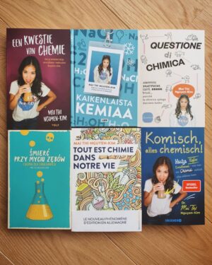 Mai Thi Nguyen-Kim Instagram - Die Sammlung an #komischalleschemisch Übersetzungen wächst 😍
Welches Cover findet ihr am besten? 👩🏻‍🔬