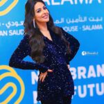 Mais Hamdan Instagram – اتشرفت بتقديم حفل شركه التامين الكبيره (سلامه بيت التامين المصري السعودي) 
@connectioneg  @sherifmonsef 
Outfit @liza_atelier 
Pics by @bondo2._photography 
Styling @maishamdanoff 

#maishamdan #mimitta #ميس_حمدان #النسر