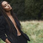 Maisie Richardson-Sellers Instagram – 🦇

📷 @luciaomc 
MU @nickyweir_m_up