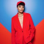 Maisie Richardson-Sellers Instagram – A dreamy Parisian evening at the races with @longchamp 🐎 didn’t win, guess that means I’ll have to come back..? 😏#LongchampAtTheRaces #ad
