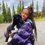 Maisie Richardson-Sellers Instagram - Day1 in Alaska and hanging out with husky puppies.. this place knows the way to my heart.