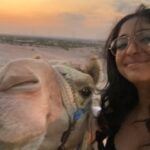 Maitreyi Ramakrishnan Instagram - lumpy horses with @forbesunder30 🐫🐪☀️
