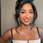 Maitreyi Ramakrishnan Instagram – I’m about to post so much, you’ll wish you never asked me to be more active🤭🤍🖤✨ @theacademy thanks for the invite