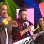Majdouline Idrissi Instagram - En chanson avec la star du Raï @redatalianiofficiel et @azizdadasofficiel sur @al_aoula 🎤 Nous sommes tous derrière nos frères algériens pour la #can2019 Comment vous trouvez mes talents de chanteuse ? 😂 - - #goodvibes #goodmoments #ambiance #rai #song #fun #snrt #talent #can2019 #viva #algerie #winners #together #khawa #go #football #maghreb #morocco