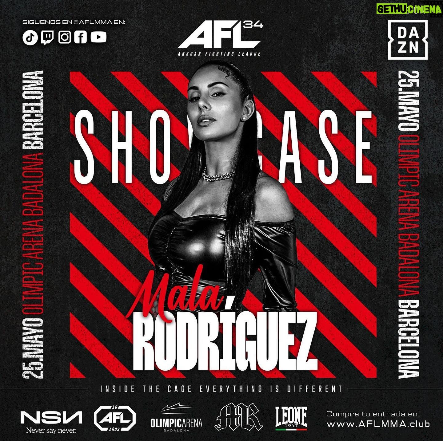 Mala Rodríguez Instagram - Voy a participar dentro del evento de mma del próximo 25 de mayo y estoy 🙈🙈🙈🙈🙈❤️❤️❤️❤️❤️🫠 compra tu entrada en www.AFLMMA.club va a ser inolvidable