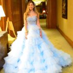 Malak Koura Instagram - Big thanks to the amazing @samahmahrancouture for making both my dresses with love ♥️⠀ ⠀ My dress by @samahmahrancouture⠀ My makeup by @maram.makeup0