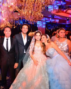 Malak Koura Instagram - Happiest day of my life to see my little sister Mariam become the most beautiful bride my eyes have ever seen. Love you always ♥️♥️♥️⠀ ⠀ Wedding planning by @bydinaiskander⠀ My dress by @samahmahrancouture⠀ My makeup by @maram.makeup0
