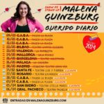 Malena Guinzburg Instagram - Acá las próximas fechas de #queridodiario !! Como verán hay un montón de opciones (por eso puse este tema de @mariabecerra , para sentirme en onda y porque se los hago re fácil!). Entradas en www.malenaguinzburg.com Quién viene????