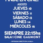 Malena Pichot Instagram - El jueves 10/8 estrena “FINDE” en el Gaumont! Porque verla juntxs es mas diver! Las entradas en la sala! Nos vemos el jueves!