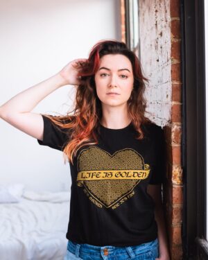 Malinda Kathleen Reese Instagram - I’m so obsessed truly.  Up to 50% off what’s left of this collection right now ❤️ 
👕 by me 😇
📸 by @miaisabellaphotography