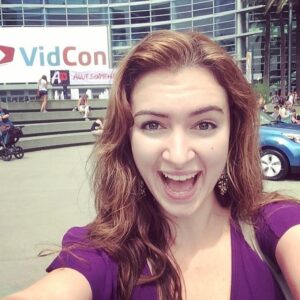 Malinda Kathleen Reese Instagram - This week is very special.  This Saturday, February 10th, I will have been a creator online for a decade.  #10years.  And I can’t see myself stopping anytime soon.  Let’s revisit some memories over the next few days xx. 

First photo- my first VidCon in 2014
Second photo- where we’ve ended up, captured by @miaisabellaaguirre ❤️
