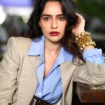 Malvi Malhotra Instagram – Ruby woo effect after long ❤️