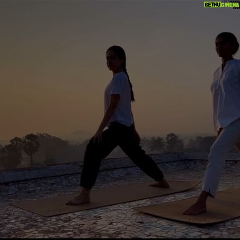 Malvi Malhotra - 3 Likes - Witnessed the most beautiful sunrise at @abhyasschoolofyoga
Before going to hectic days , thought of giving myself a detox , a calmness , conscious breathing , Purnima Havan , Aryuvedic therapies , Satvik delicious food made with so much of love , yoga , pranayama , meditation.
These are actually greatest treasures. Be compassionate towards yourself.
The gaps you find between your thoughts is the actual bliss .
STILLNESS
Thank you everyone at Abhyas for introducing me to this practice.