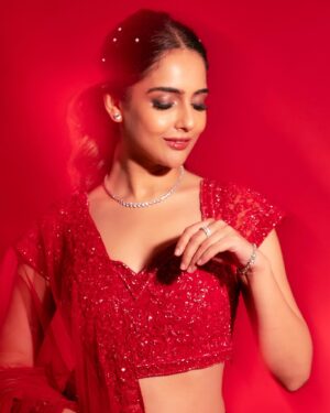 Malvi Malhotra Instagram - 🌹 

PC — @deepak_das_photography 
HMUA — @monashairandbeauty 
Styled by @krishi1606
Outfit @kalighataindia
Jewellery @milsilaccessories

— #malvimalhotra