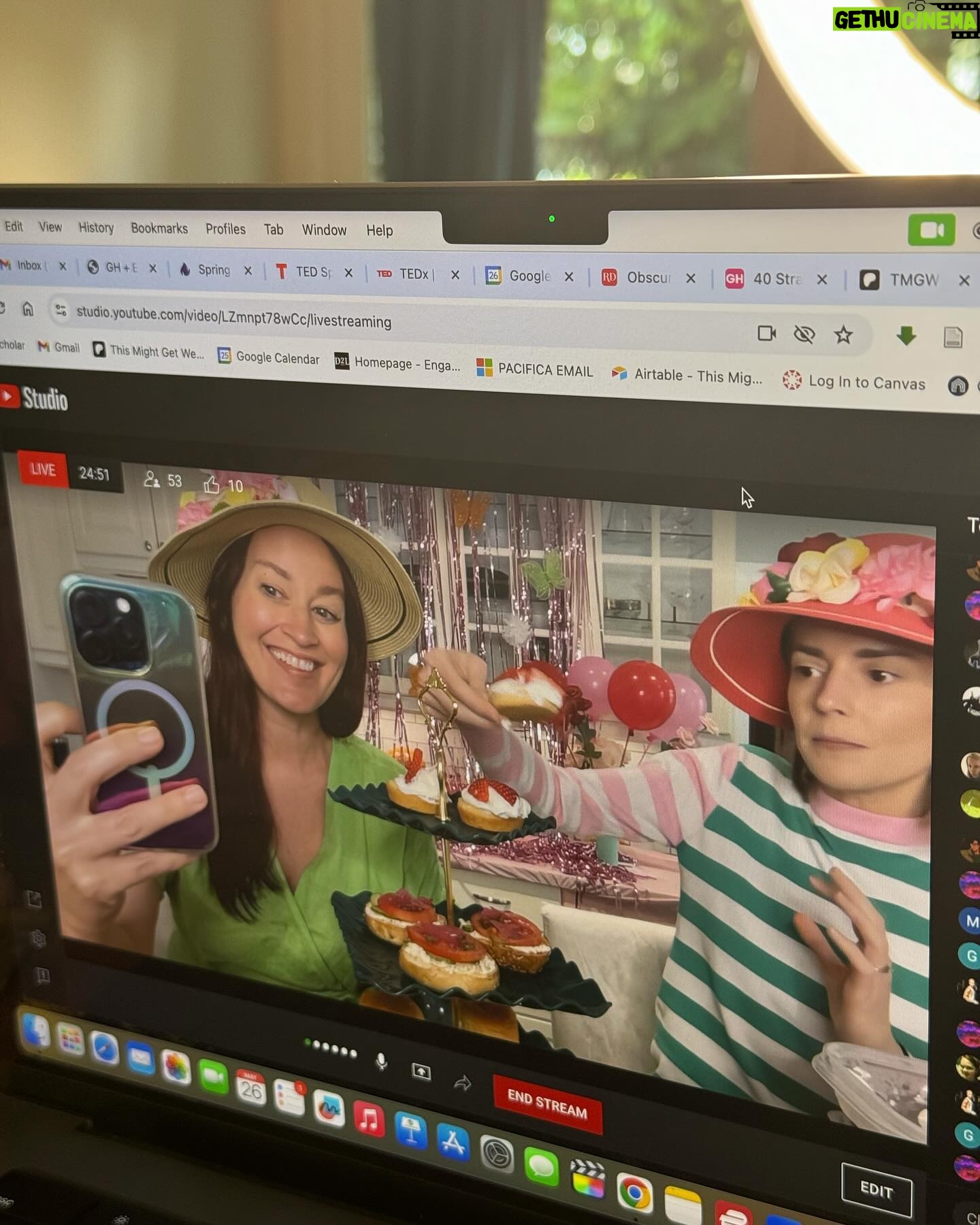 Mamrie Hart Instagram - CATEGORY IS…. being a shut in all weekend and then getting your Stacked Socialization Sunday on. @annaakana ! @thehazelhayes ! Brunch with @chescaleigh ! AND a tea party with @gracehelbig ! Back to my crypt. 😊
