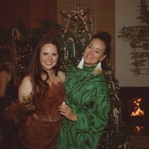 Mamrie Hart Instagram - Claire made her own outfit and 9000 cookies. The only thing I made was my friend do a bathroom photoshoot of a woman who knows her husband is about to leave her. 🍪 🎄 @steve_soroka  @clairethomas