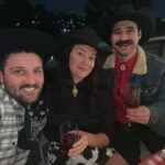 Mamrie Hart Instagram – I learned how to put butane in my Brulé torch, and now I’m a monster. 🤠Threw a Spaghetti Western with my girl @jaclynrjohnson last night and it made me GIDDY (up). Happy birthday @silvaaalexander 🍝 And yes that is spray painted pasta shell turned into a bolo tie. She loves a theme, y’all!